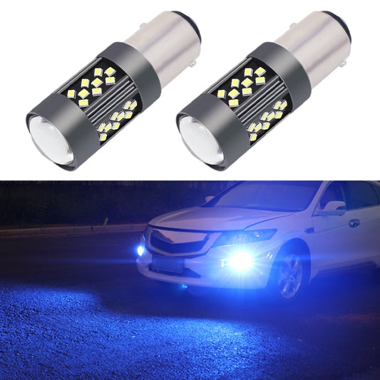 1 Pair 1157 12V 7W Continuous Car LED Fog Light(Ice Blue Light) - Fog / Driving Lights by PMC Jewellery | Online Shopping South Africa | PMC Jewellery | Buy Now Pay Later Mobicred