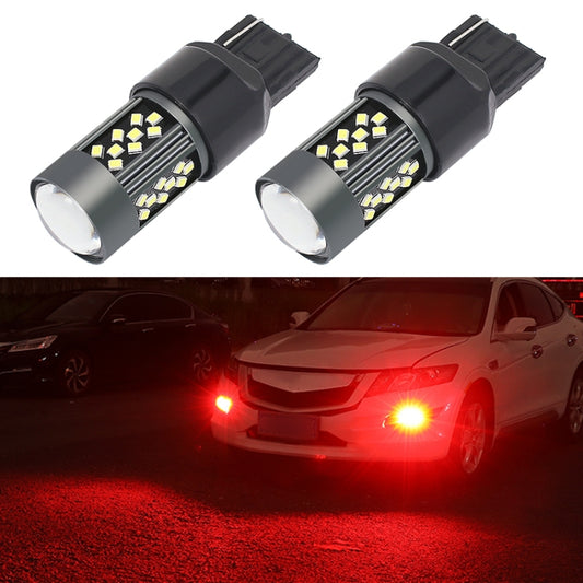 1 Pair 7440 12V 7W Continuous Car LED Fog Light(Red Light) - Fog / Driving Lights by PMC Jewellery | Online Shopping South Africa | PMC Jewellery | Buy Now Pay Later Mobicred