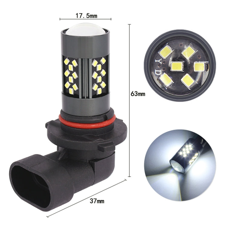 1 Pair 9006 12V 7W Continuous Car LED Fog Light(Lime Light) - Fog / Driving Lights by PMC TechLife | Online Shopping South Africa | PMC TechLife | Buy Now Pay Later Mobicred