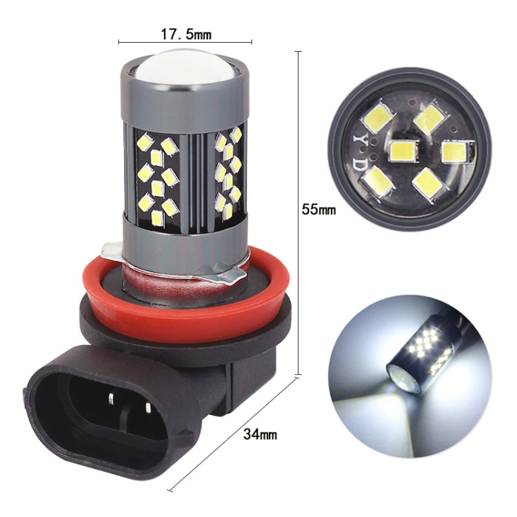 1 Pair H11 12V 7W Continuous Car LED Fog Light(Ice Blue Light) - Fog / Driving Lights by PMC Jewellery | Online Shopping South Africa | PMC Jewellery | Buy Now Pay Later Mobicred