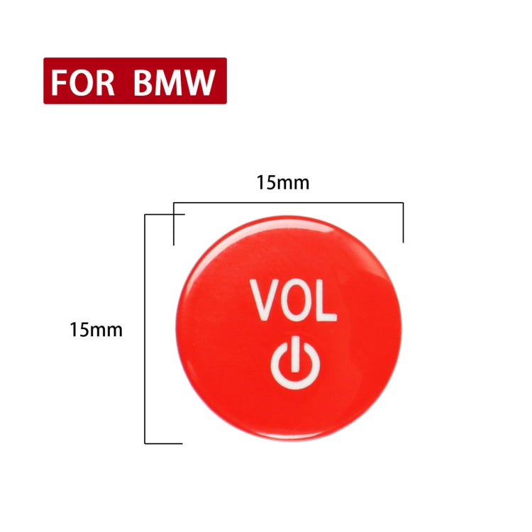 Car Audio Volume Button for BMW X7 G07 2019+, Left and Right Drive(Red) - Car Interior Mouldings by PMC Jewellery | Online Shopping South Africa | PMC Jewellery | Buy Now Pay Later Mobicred