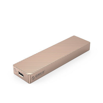 ORICO FV15C3-G2-RG 10Gbps USB3.2 Gen2 Type-C M.2 NVMe/NGFF(SATA) Dual Protocol SSD Enclosure(Gold) - HDD Enclosure by ORICO | Online Shopping South Africa | PMC Jewellery | Buy Now Pay Later Mobicred