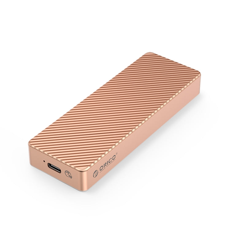 ORICO M213C3-G4-RG 20Gbps M.2 NVMESSD Enclosure(Gold) - HDD Enclosure by ORICO | Online Shopping South Africa | PMC Jewellery | Buy Now Pay Later Mobicred