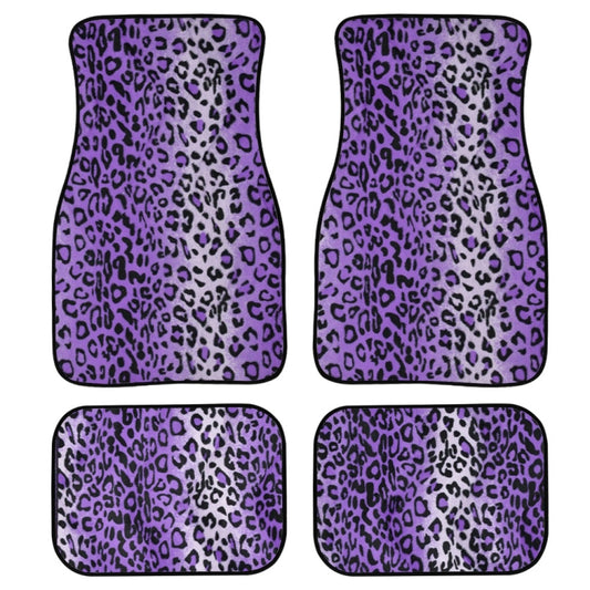 4 in 1 Leopard Print Universal Printing Auto Car Floor Mats Set, Style:HN1408GP - Floor Mats by PMC Jewellery | Online Shopping South Africa | PMC Jewellery | Buy Now Pay Later Mobicred