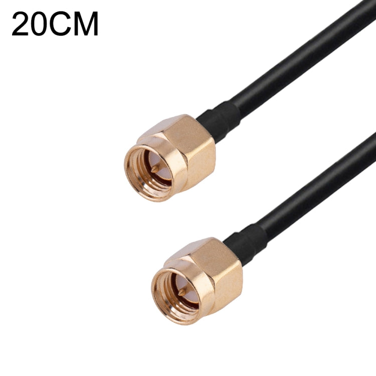 SMA Male to SMA Male RG174 RF Coaxial Adapter Cable, Length: 20cm - Connectors by PMC Jewellery | Online Shopping South Africa | PMC Jewellery