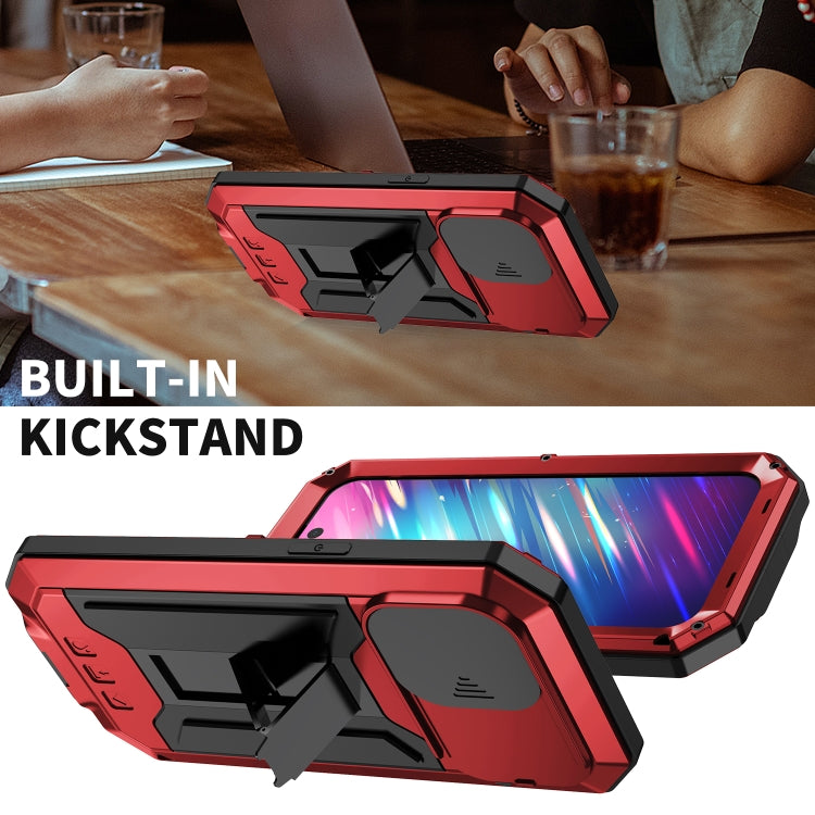 For iPhone 14 Pro R-JUST Shockproof Life Waterproof Dust-proof Case(Red) - iPhone 14 Pro Cases by R-JUST | Online Shopping South Africa | PMC TechLife | Buy Now Pay Later Mobicred