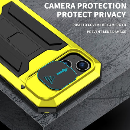 For iPhone 14 R-JUST Shockproof Life Waterproof Dust-proof Case (Yellow) - iPhone 14 Cases by R-JUST | Online Shopping South Africa | PMC Jewellery