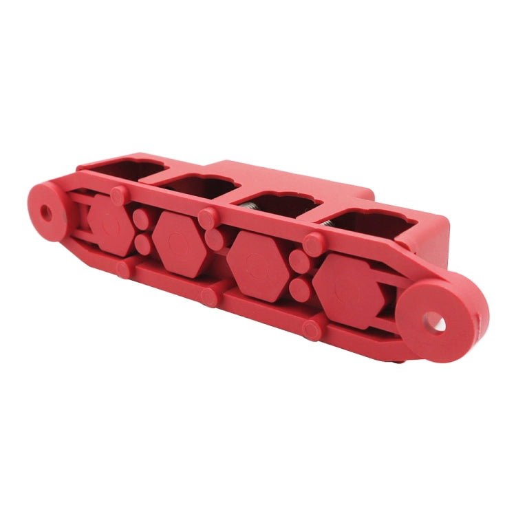 Red M10 Stud RV Ship High Current Power Distribution Terminal Block with Accessories - free shipping - PMC TechLife - Order now!