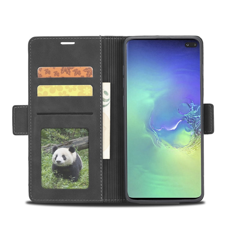 For Samsung Galaxy S10e Forwenw Dual-side Buckle Leather Phone Case(Black) - Galaxy Phone Cases by Forwenw | Online Shopping South Africa | PMC Jewellery