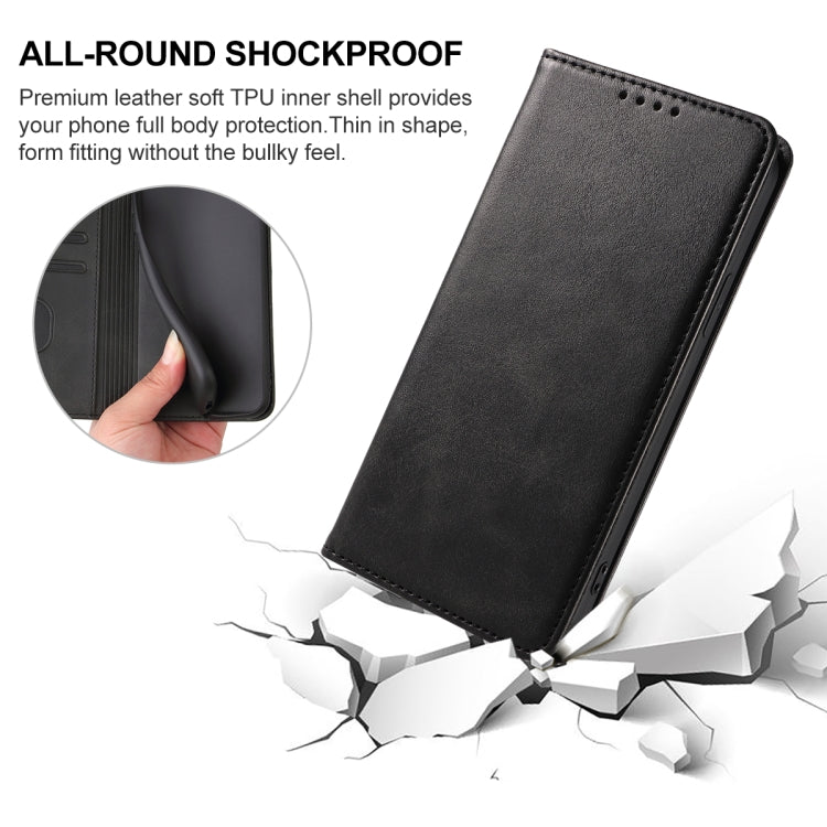 For vivo Y30 Magnetic Closure Leather Phone Case(Black) - vivo Cases by PMC TechLife | Online Shopping South Africa | PMC TechLife