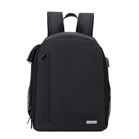 CADeN D6 IV Expandable Camera Backpack Shoulders Camera Lens Bag, Size:28 x 17 x 38cm(Black) - Backpack by CADeN | Online Shopping South Africa | PMC Jewellery | Buy Now Pay Later Mobicred