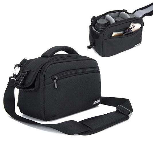 2 in 1 Camera Crossbody Shoulder Waist Bag(Black) - Strap Satchel by CADeN | Online Shopping South Africa | PMC Jewellery | Buy Now Pay Later Mobicred