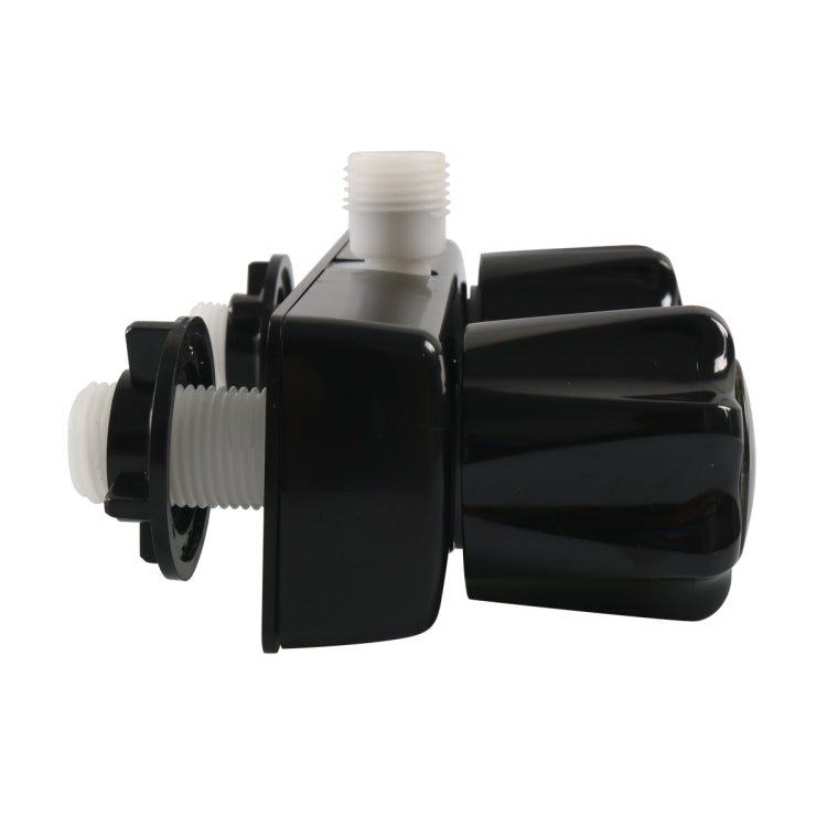 A7616-02 Dual Knob RV Shower Faucet Valve Diverter(Black) - Others by PMC TechLife | Online Shopping South Africa | PMC TechLife | Buy Now Pay Later Mobicred