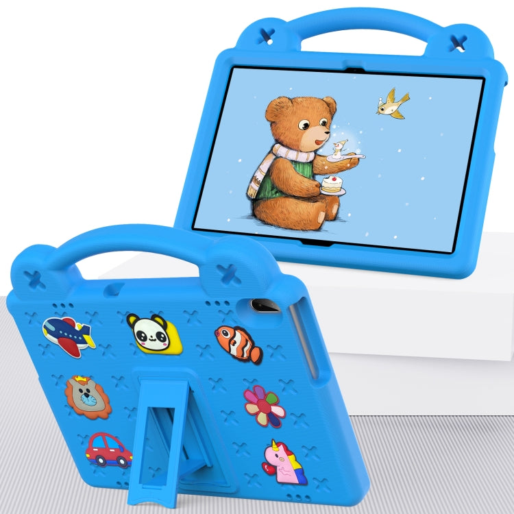 For Lenovo Tab M10 X605 / X505 / Tab P10 X705 Handle Kickstand Children EVA Shockproof Tablet Case(Sky Blue) - Lenovo by PMC TechLife | Online Shopping South Africa | PMC TechLife | Buy Now Pay Later Mobicred