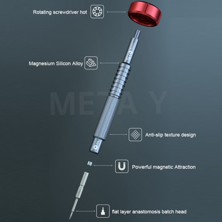 MECHANIC META Y Cross 2.5 Alloy Magnetic Screwdriver for Phone Repair - Screwdriver by MECHANIC | Online Shopping South Africa | PMC Jewellery | Buy Now Pay Later Mobicred