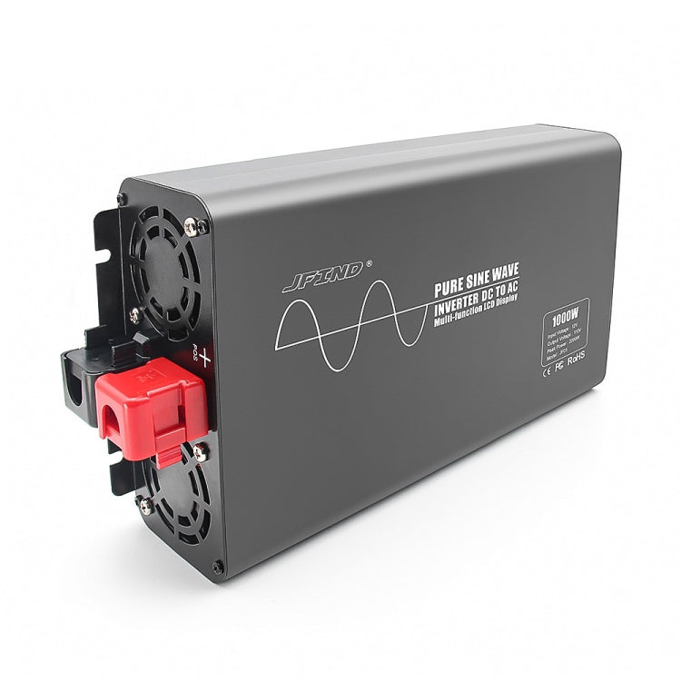 JFIND Car 1000W 12V to 110V Pure Sine Wave Power Inverter, US Plug - Pure Sine Wave by JFIND | Online Shopping South Africa | PMC Jewellery | Buy Now Pay Later Mobicred