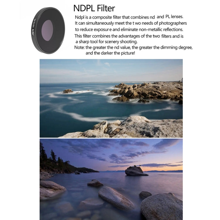 JSR LS ND32PL Lens Filter For DJI Osmo Action 3 -  by PMC Jewellery | Online Shopping South Africa | PMC Jewellery | Buy Now Pay Later Mobicred