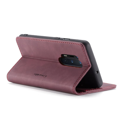 For OnePlus 8 Pro CaseMe Multifunctional Horizontal Flip Leather Case, with Card Slot & Holder & Wallet(Wine Red) - OnePlus Cases by CaseMe | Online Shopping South Africa | PMC Jewellery | Buy Now Pay Later Mobicred