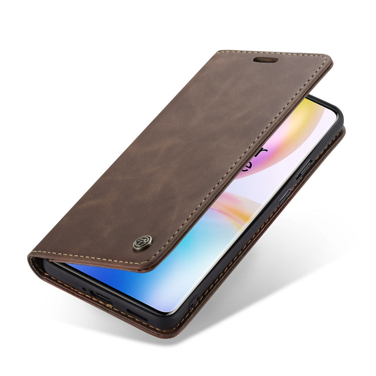 For OnePlus 8 Pro CaseMe Multifunctional Horizontal Flip Leather Case, with Card Slot & Holder & Wallet(Coffee) - OnePlus Cases by CaseMe | Online Shopping South Africa | PMC Jewellery | Buy Now Pay Later Mobicred