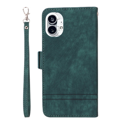 For Nothing Phone 1 BETOPNICE Dual-side Buckle Leather Phone Case(Green) - More Brand by BETOPNICE | Online Shopping South Africa | PMC Jewellery | Buy Now Pay Later Mobicred