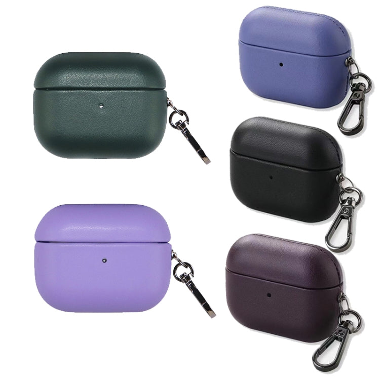 For Apple AirPods 3 PU Leather Wireless Bluetooth Earphone Protective Case(Crimson Cherry) - For AirPods 3 by PMC Jewellery | Online Shopping South Africa | PMC Jewellery | Buy Now Pay Later Mobicred