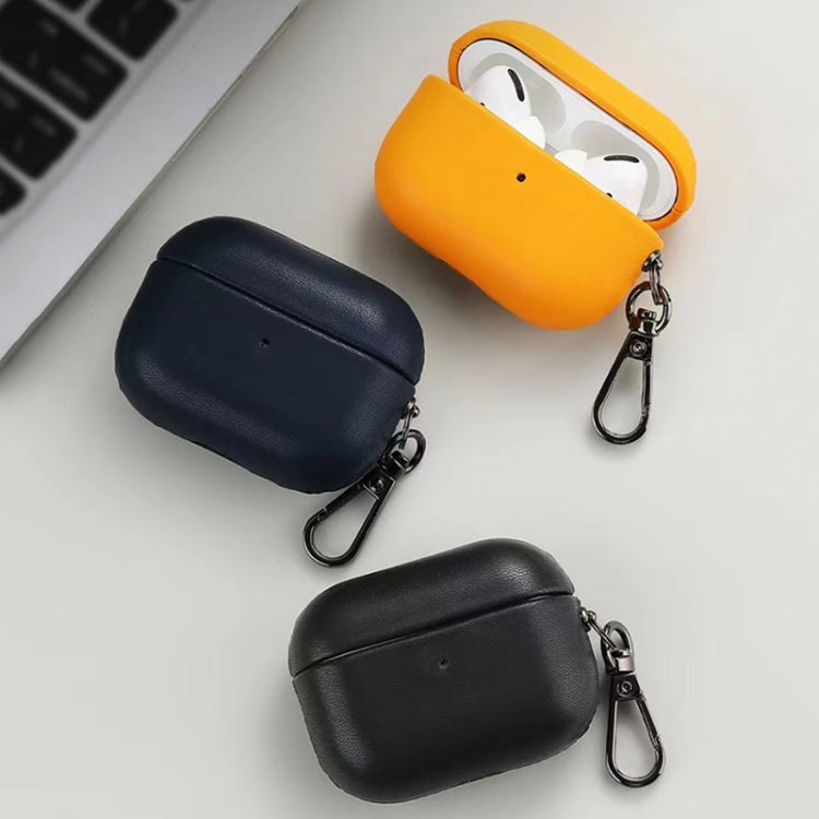 For Apple AirPods 3 PU Leather Wireless Bluetooth Earphone Protective Case(Purple) - For AirPods 3 by PMC Jewellery | Online Shopping South Africa | PMC Jewellery | Buy Now Pay Later Mobicred