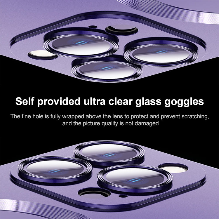 For iPhone 14 Liquid Lens Protector Magsafe Phone Case(Dark Purple) - free shipping - PMC TechLife - Order now!