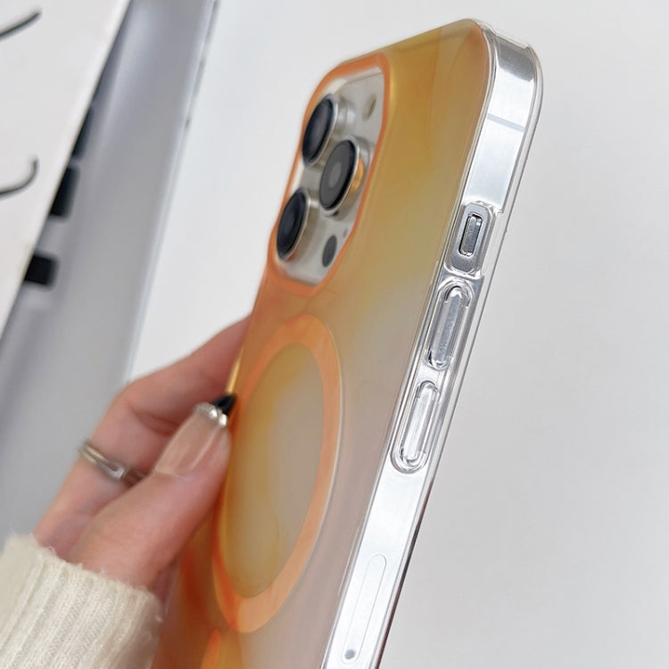 For iPhone 14 Watercolor Magsafe Phone Case(Yellow) - iPhone 14 Cases by PMC TechLife | Online Shopping South Africa | PMC TechLife