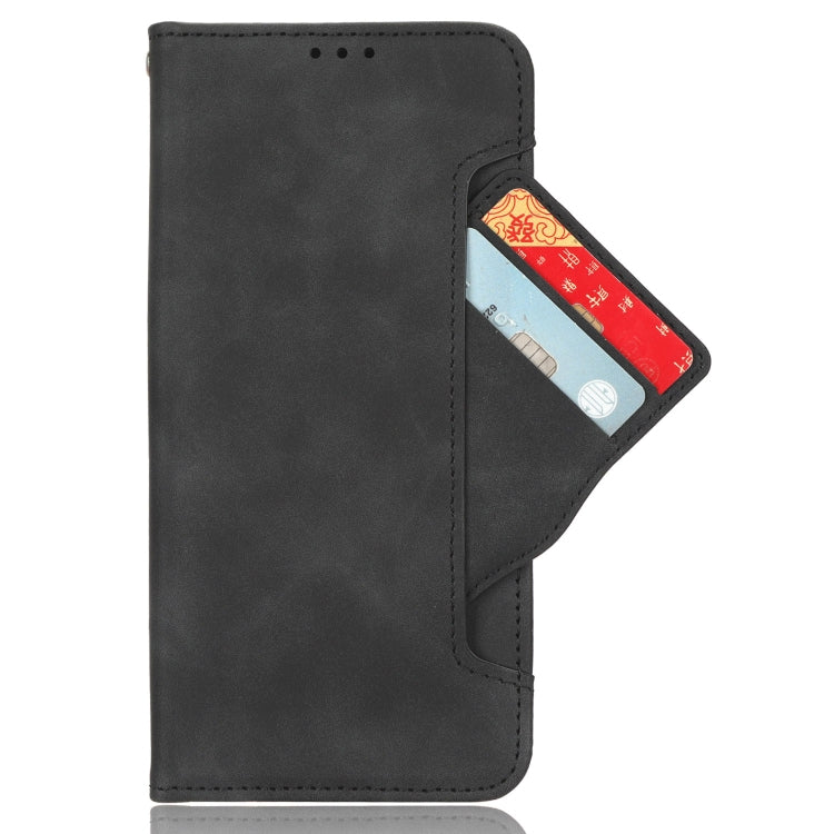 For Blackview BV7100 Skin Feel Calf Texture Card Slots Leather Phone Case(Black) - More Brand by PMC TechLife | Online Shopping South Africa | PMC TechLife | Buy Now Pay Later Mobicred
