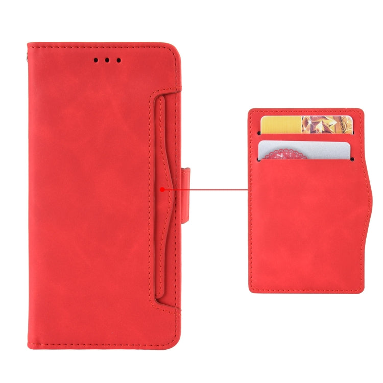 For Blackview BV7100 Skin Feel Calf Texture Card Slots Leather Phone Case(Red) - More Brand by PMC TechLife | Online Shopping South Africa | PMC TechLife | Buy Now Pay Later Mobicred