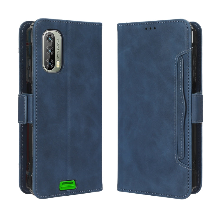 For Blackview BV7100 Skin Feel Calf Texture Card Slots Leather Phone Case(Blue) - More Brand by PMC Jewellery | Online Shopping South Africa | PMC Jewellery | Buy Now Pay Later Mobicred