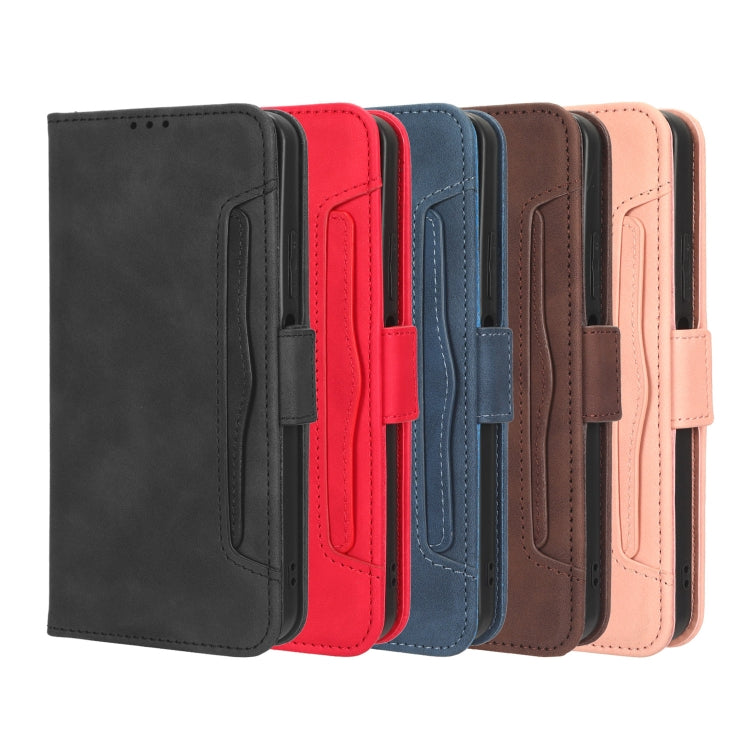 For Blackview BV7100 Skin Feel Calf Texture Card Slots Leather Phone Case(Brown) - More Brand by PMC TechLife | Online Shopping South Africa | PMC TechLife | Buy Now Pay Later Mobicred