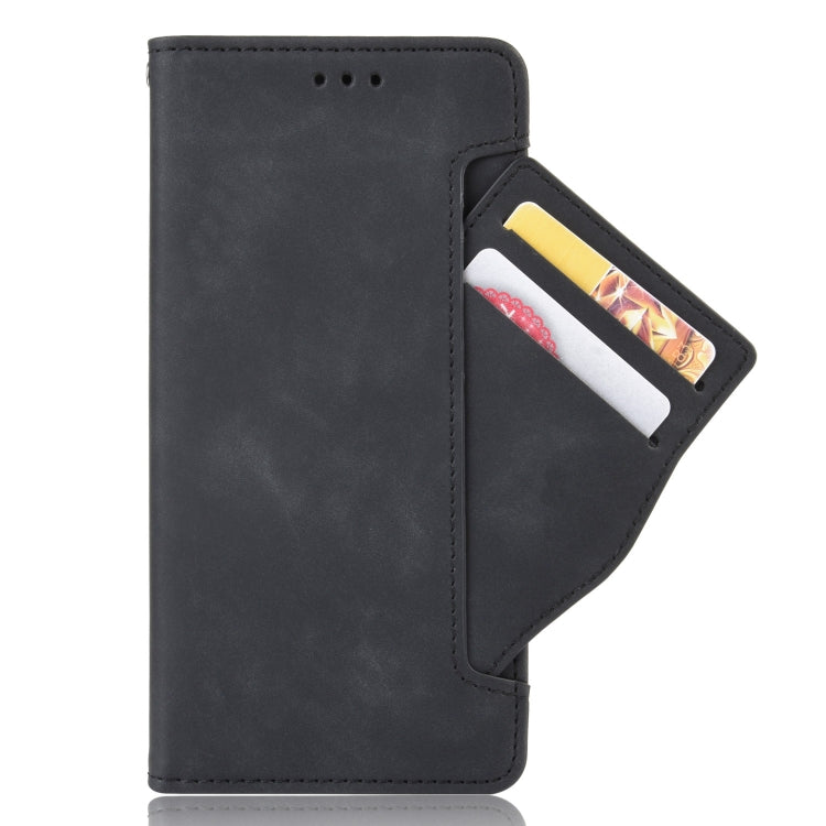 For Blackview OSCAL C80 Skin Feel Calf Texture Card Slots Leather Phone Case(Black) - More Brand by PMC TechLife | Online Shopping South Africa | PMC TechLife | Buy Now Pay Later Mobicred