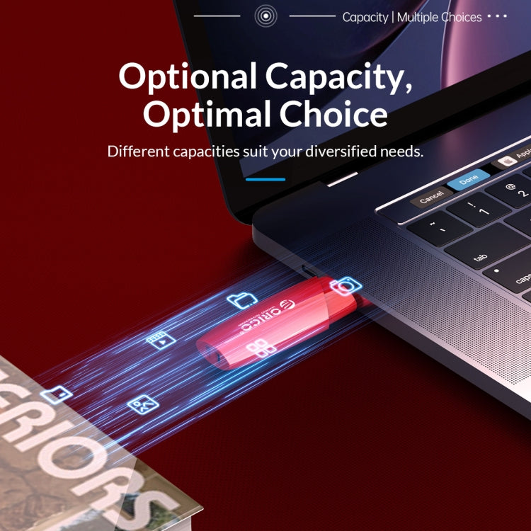 ORCIO USB3.0 U Disk Drive, Read: 100MB/s, Write: 15MB/s, Memory:32GB, Port:USB-A(Black) - free shipping - PMC Jewellery - Order now!