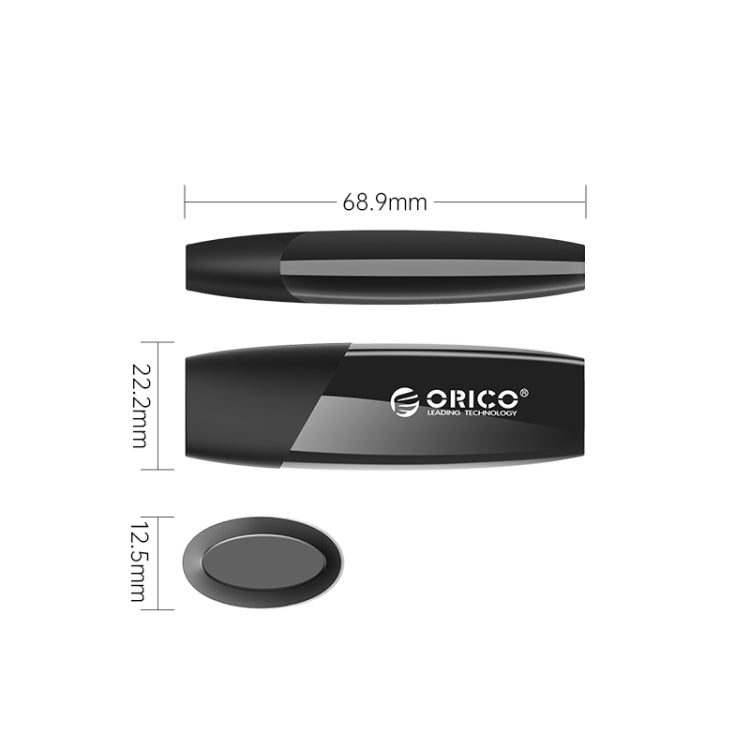 ORCIO USB3.0 U Disk Drive, Read: 100MB/s, Write: 15MB/s, Memory:256GB, Port:USB-A(Black) - USB Flash Drives by ORICO | Online Shopping South Africa | PMC Jewellery | Buy Now Pay Later Mobicred