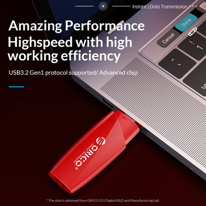 ORCIO USB3.0 U Disk Drive, Read: 260MB/s, Write: 15MB/s, Memory:64GB, Port:USB-A(Red) - USB Flash Drives by ORICO | Online Shopping South Africa | PMC Jewellery | Buy Now Pay Later Mobicred