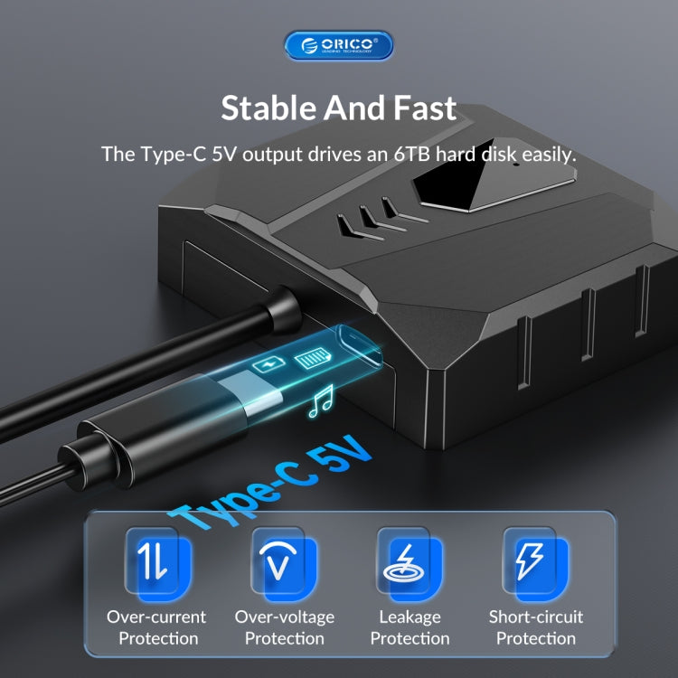 ORICO UTS2 USB 2.0 2.5-inch SATA HDD Adapter, Cable Length:1m - USB to IDE / SATA by ORICO | Online Shopping South Africa | PMC Jewellery | Buy Now Pay Later Mobicred