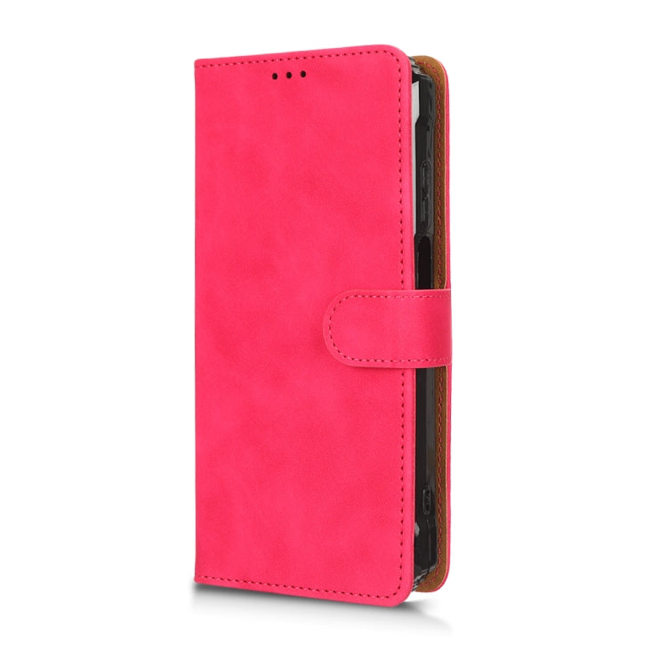 For Blackview BV7100 Skin Feel Magnetic Flip Leather Phone Case(Rose Red) - More Brand by PMC Jewellery | Online Shopping South Africa | PMC Jewellery | Buy Now Pay Later Mobicred