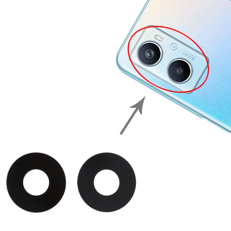 For OPPO A96 10 PCS Back Camera Lens - Camera Series by PMC TechLife | Online Shopping South Africa | PMC TechLife