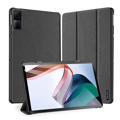 For Xiaomi Redmi Pad 10.61 DUX DUCIS Domo Series Magnetic Flip Leather Tablet Case(Black) - More Tablet Cases by DUX DUCIS | Online Shopping South Africa | PMC Jewellery | Buy Now Pay Later Mobicred