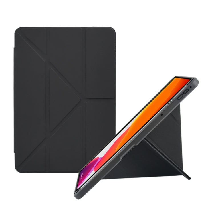 For Honor Tablet V7 Pro Acrylic 2 in 1 Y-fold Smart Leather Tablet Case(Black) - Honor by PMC TechLife | Online Shopping South Africa | PMC TechLife | Buy Now Pay Later Mobicred