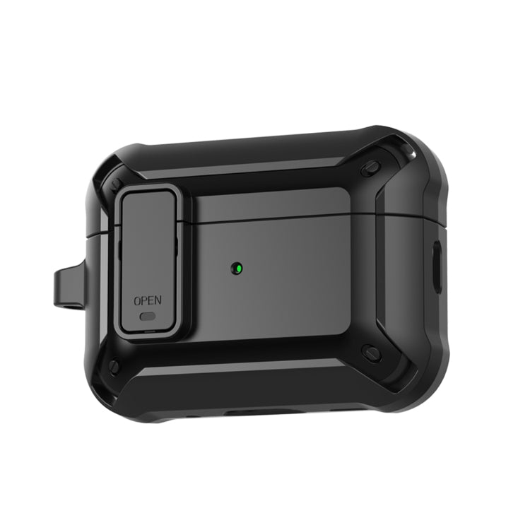 For AirPods Pro 2 Bumblebee Wireless Earphones Silicone Case with Switch & Lanyard Hole(Black) - For AirPods Pro 2 by PMC Jewellery | Online Shopping South Africa | PMC Jewellery | Buy Now Pay Later Mobicred