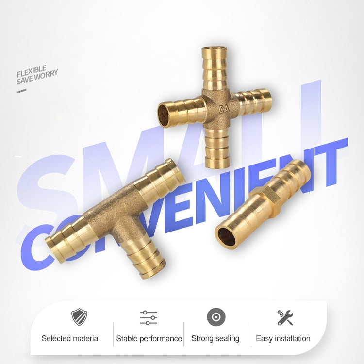 LAIZE 10pcs Pagoda Two way Pneumatic Components, Caliber:10mm - Interface Series by LAIZE | Online Shopping South Africa | PMC TechLife | Buy Now Pay Later Mobicred