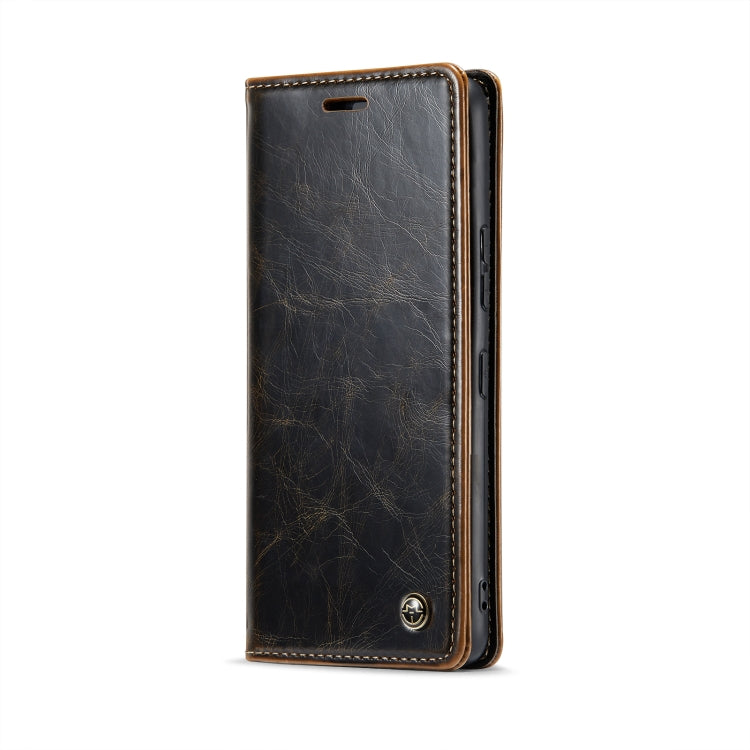 For Samsung Galaxy S22 5G CaseMe 003 Crazy Horse Texture Leather Phone Case(Coffee) - Galaxy S22 5G Cases by CaseMe | Online Shopping South Africa | PMC Jewellery | Buy Now Pay Later Mobicred