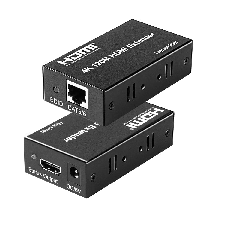 4K HDMI to RJ45 Network Extender, Transmission Distance: 120m(EU Plug) - free shipping - PMC Jewellery - Order now!