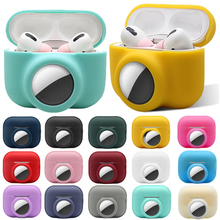 For AirPods Pro 2 / AirTag 2 in 1 Shockproof Full Coverage Silicone Protective Case(Teal Green) - For AirPods Pro 2 by PMC Jewellery | Online Shopping South Africa | PMC Jewellery | Buy Now Pay Later Mobicred