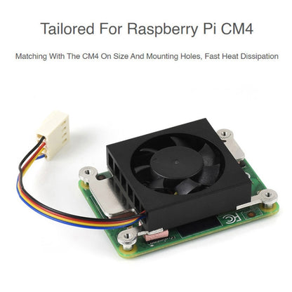 Waveshare Dedicated 3007 Cooling Fan for Raspberry Pi Compute Module 4 CM4, Power Supply:5V - Other Accessories by WAVESHARE | Online Shopping South Africa | PMC Jewellery | Buy Now Pay Later Mobicred