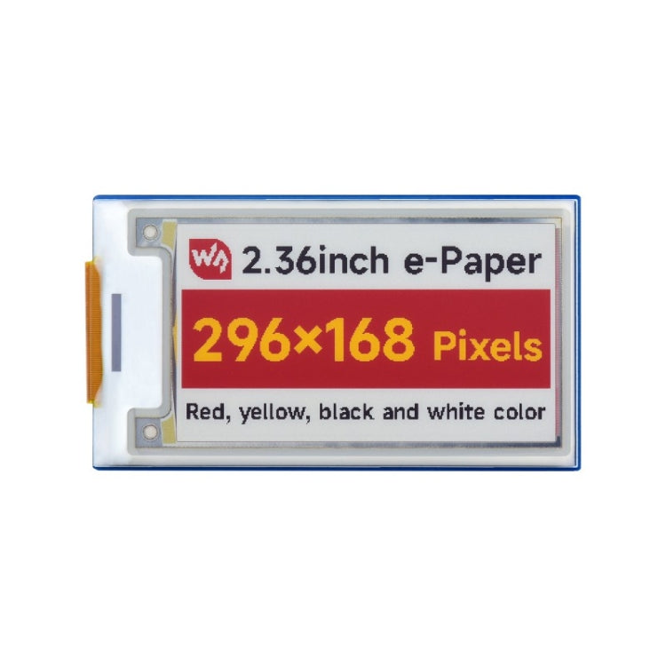 Waveshare 2.36 inch 296×168 E-paper Module - free shipping - PMC Jewellery - Order now!