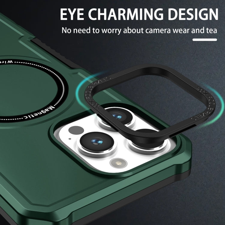 For Samsung Galaxy Note20 Ultra MagSafe Shockproof Armor Phone Case(Dark Green) - Galaxy Phone Cases by PMC TechLife | Online Shopping South Africa | PMC TechLife