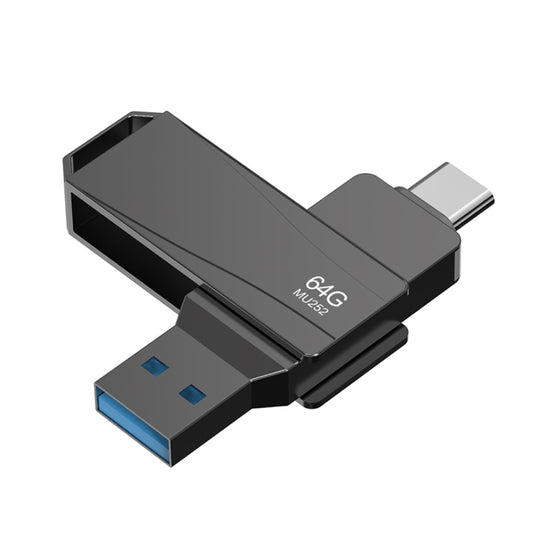 Lenovo Thinkplus MU252 USB 3.1 + USB-C / Type-C Flash Drive, Memory:256GB - USB Flash Drives by Lenovo | Online Shopping South Africa | PMC Jewellery